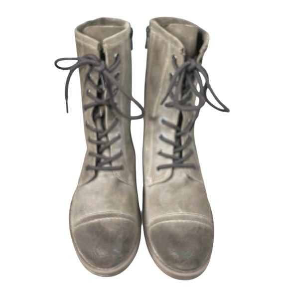 Roan X Bed Stu Women’s Affair Tan Suede Combat Boot Size US 8.5 - Picture 7 of 10